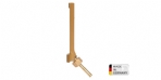 Nhiệt kế thủy tinh dạng nghiêng 135o type V-sharp, 110x36